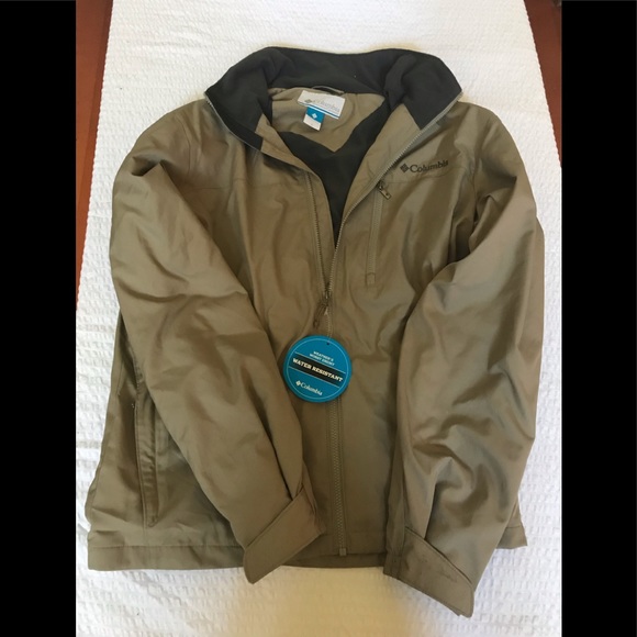 columbia men's water resistant jacket